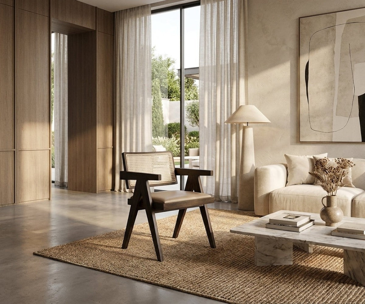 MOES KOLLU Wooden Lounge Chair