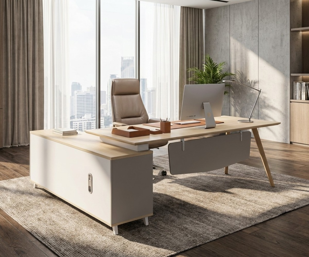 AT02 L-Shaped Office Desk