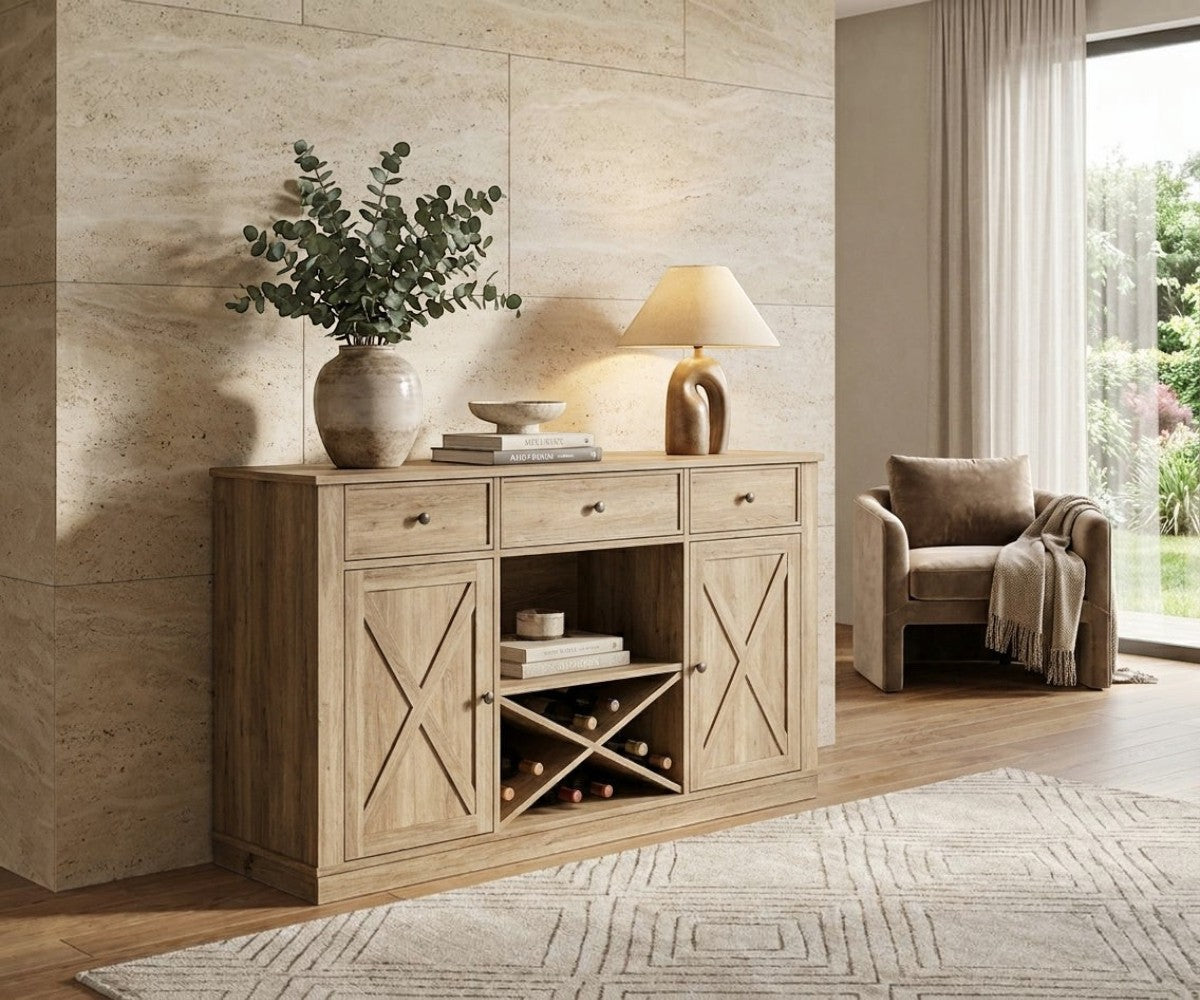 835-293 Light Wood Cabinet