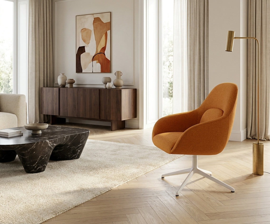 CIL-CH-15 ORANGE ARMCHAIR