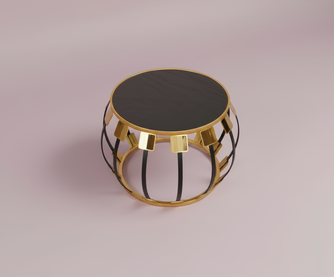 FFO16-3 & GOLD NESTING COFFEE TABLES