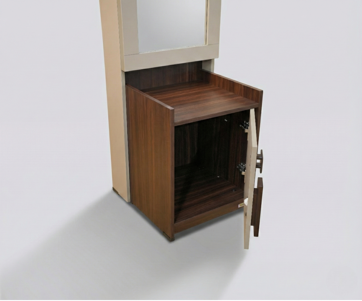 SLIM Compact Mirrored Vanity