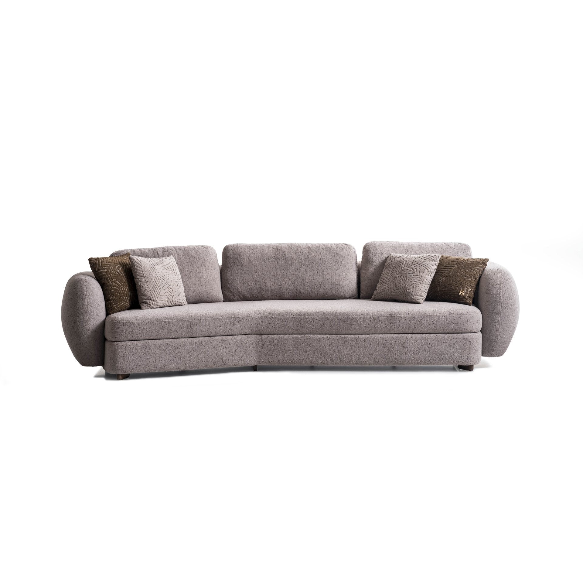 LUNA CURVED BOUCLE SOFA SET