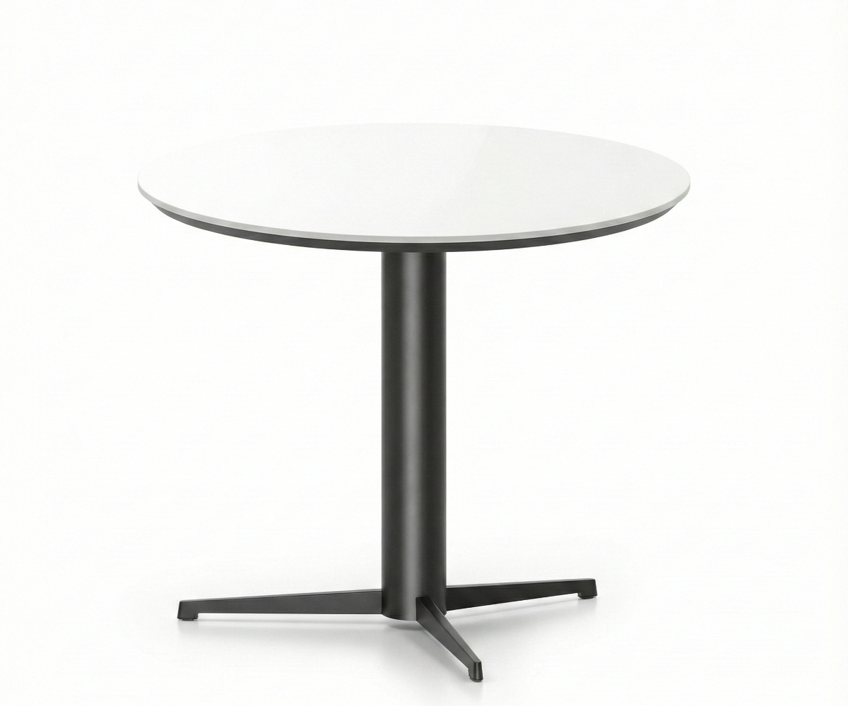 SY-QT6638-8 small round table with four chairs in a city-view meeting room