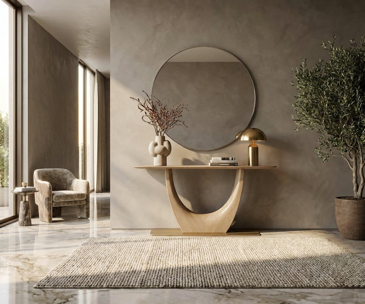 T218 Modern Wood Console
