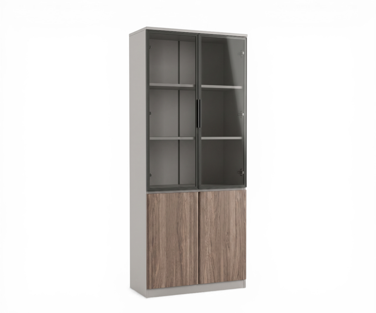 V9-108A Walnut Office Cabinet