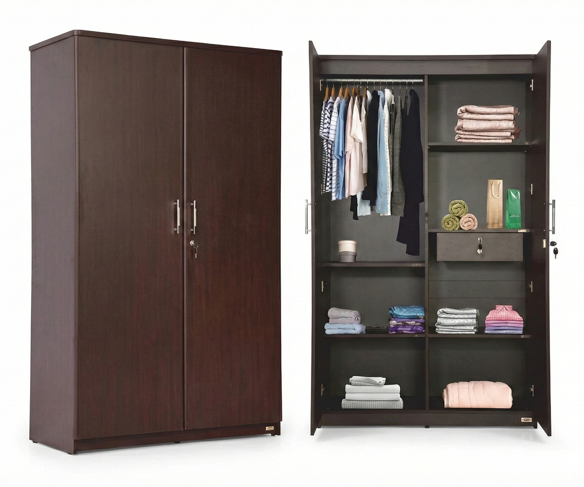 VALERIAN Dark Walnut Wardrobe