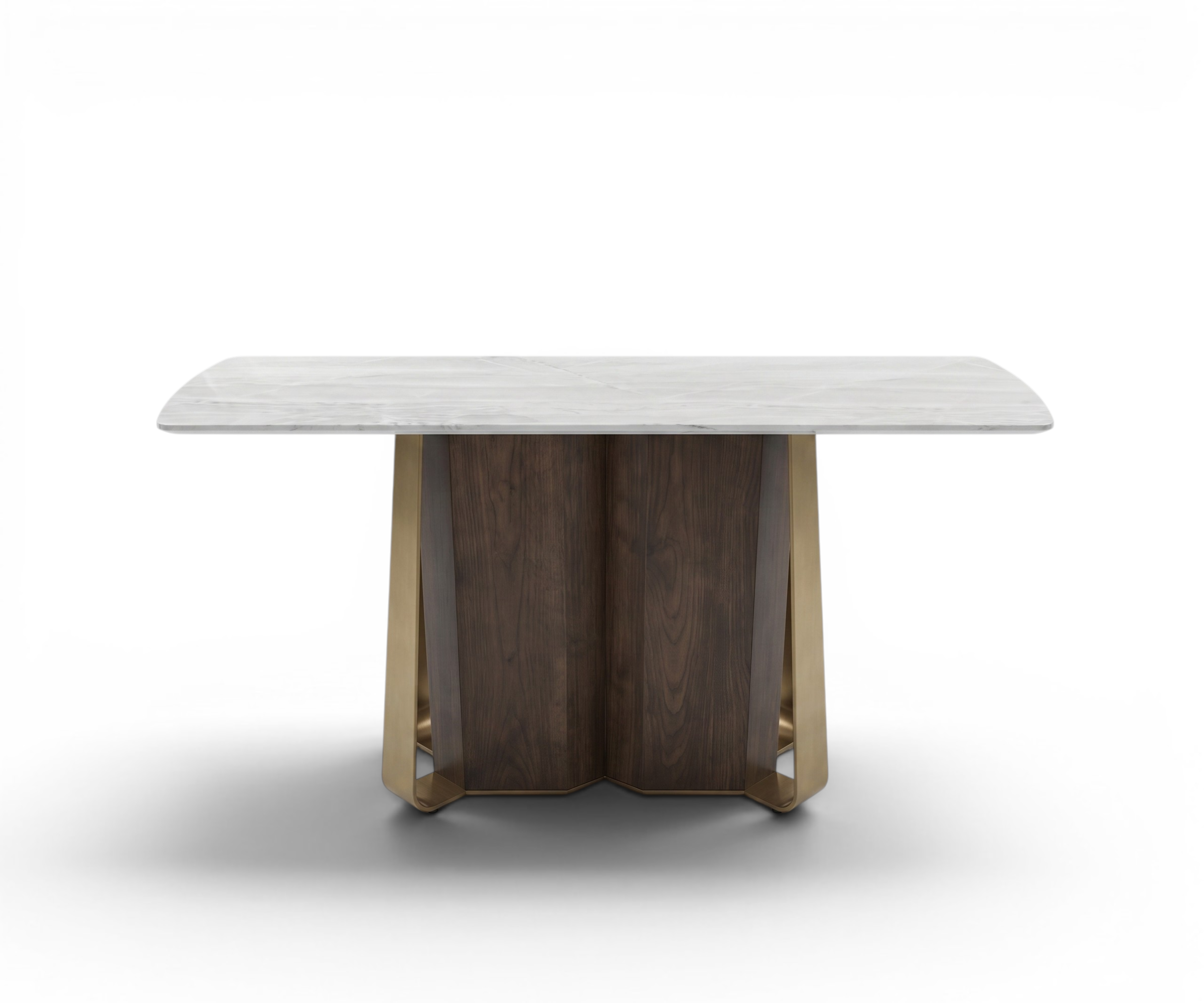 X2505 White Wooden Console